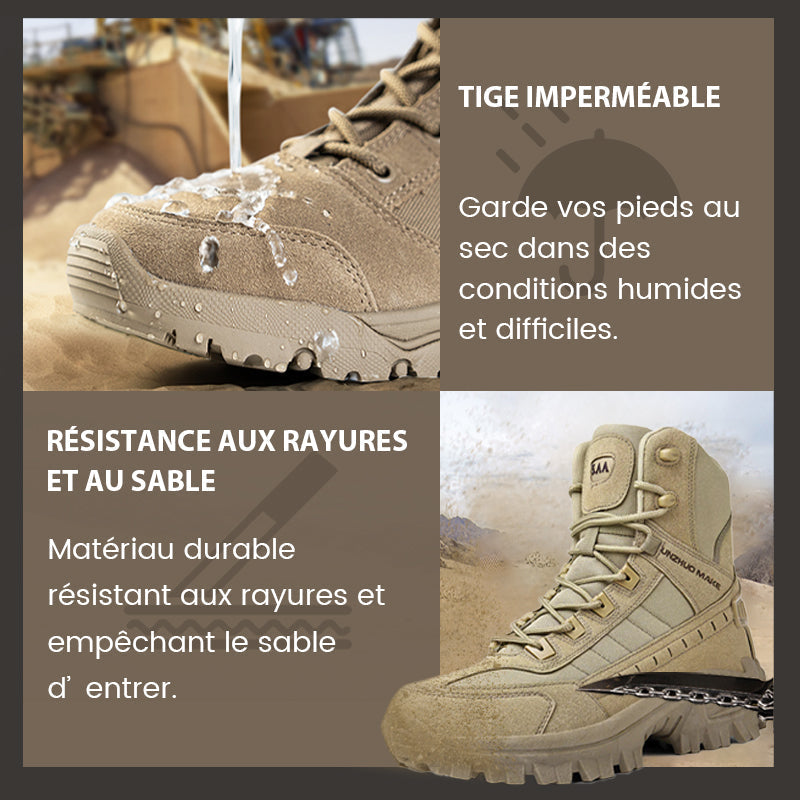 🔥HOT SALE🔥 Waterproof and Non-Slip High Top Tactical Sports Boots (Improved Durability)