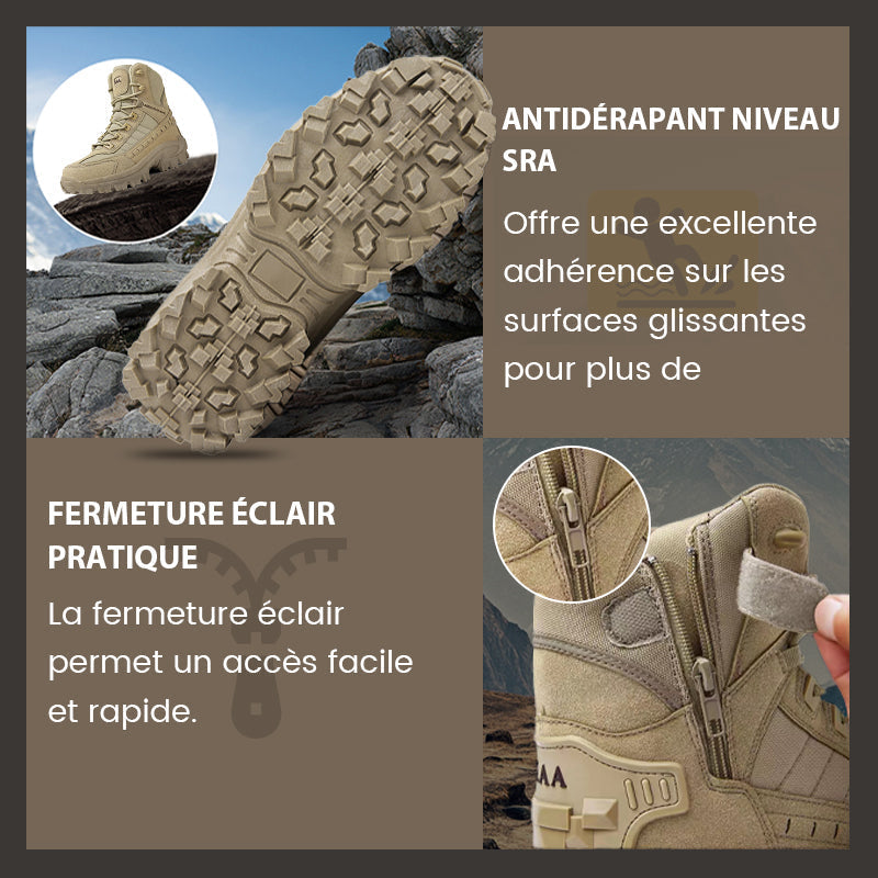 🔥HOT SALE🔥 Waterproof and Non-Slip High Top Tactical Sports Boots (Improved Durability)