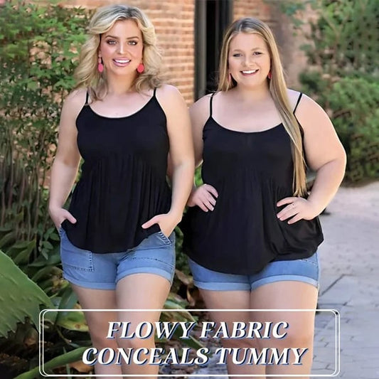 🎁Hot Sale 50% OFF🌺Loose-fitting Tank Top With Built-in Bra