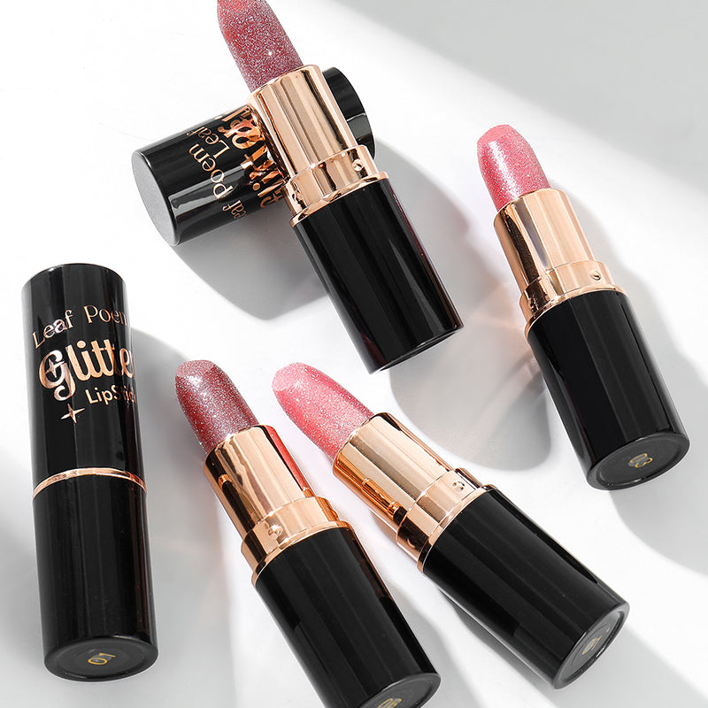 🎉Limited Price£9.99-Buy 1 Get 1 Free💋Waterproof & Moisturizing Glitter Lipstick