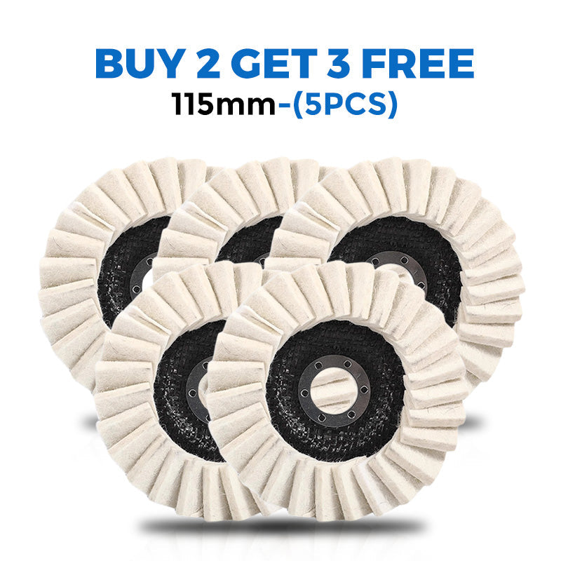 ✨Limited 50% OFF - Premium Wool Felt Buffing Pads | Compatible with All Angle Grinders⚙️