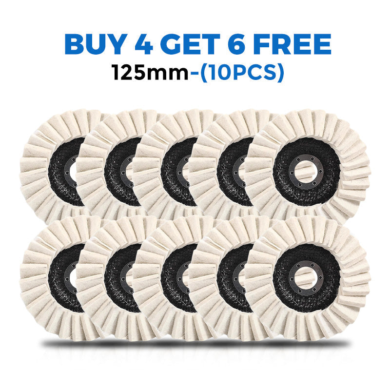 ✨Limited 50% OFF - Premium Wool Felt Buffing Pads | Compatible with All Angle Grinders⚙️