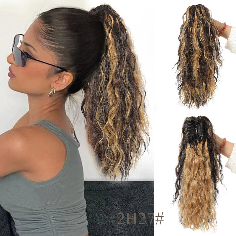 🫧🫧Limited Price £14.99-Last Day Promotion 49%OFF🫧Curly Wavy Frizzy Hair Extension with Ponytail