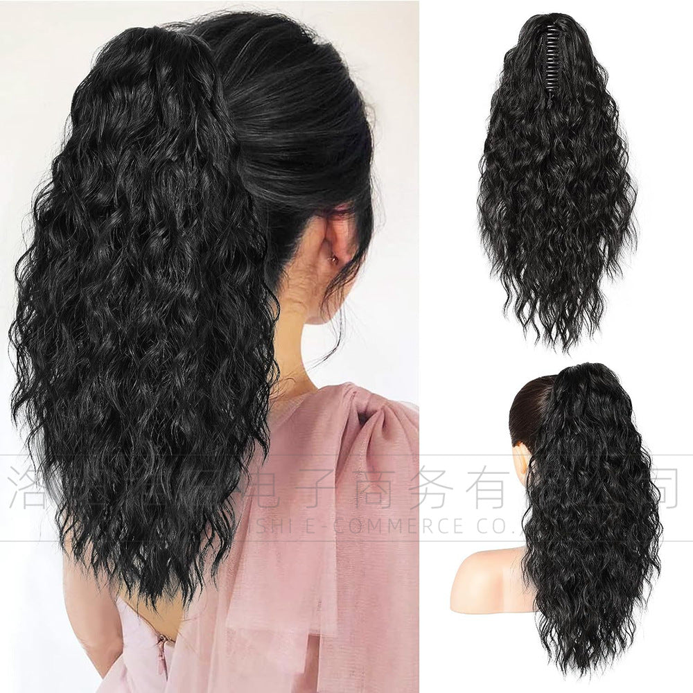 🫧🫧Limited Price £14.99-Last Day Promotion 49%OFF🫧Curly Wavy Frizzy Hair Extension with Ponytail