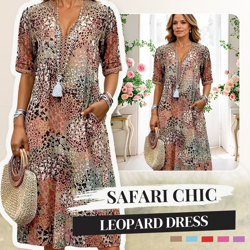 Safari Chic Leopard Dress