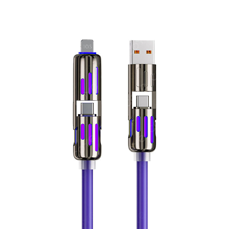 š„Limited Time Buy 1 Get 1 Freeā” 4-in-1 Multi 240W Fast Charging Cableā”
