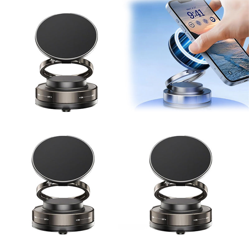 🔥Buy More Save More📱360° Adjustable Vacuum Magnetic Phone Holder