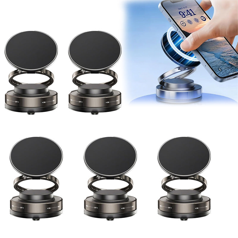 🔥Buy More Save More📱360° Adjustable Vacuum Magnetic Phone Holder