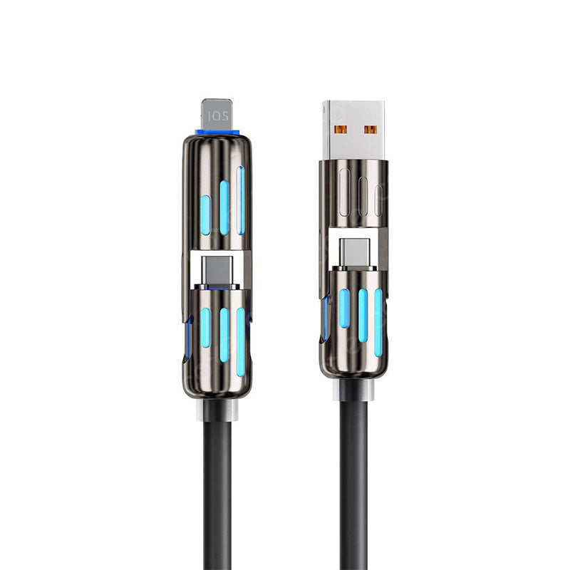 š„Limited Time Buy 1 Get 1 Freeā” 4-in-1 Multi 240W Fast Charging Cableā”