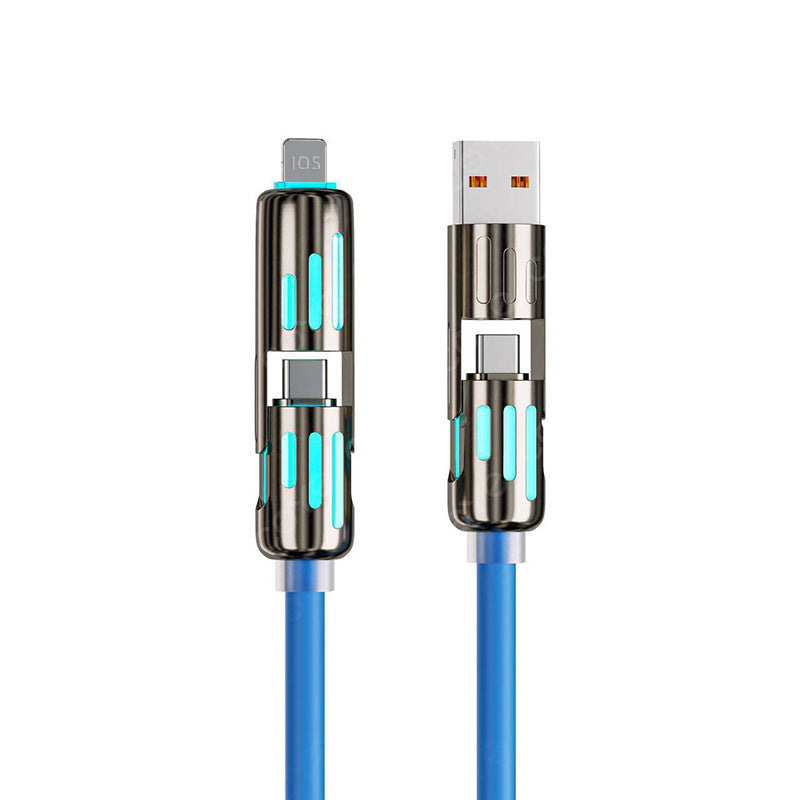 š„Limited Time Buy 1 Get 1 Freeā” 4-in-1 Multi 240W Fast Charging Cableā”