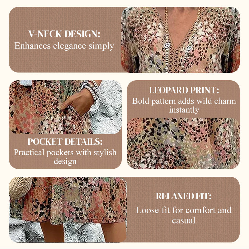 Safari Chic Leopard Dress
