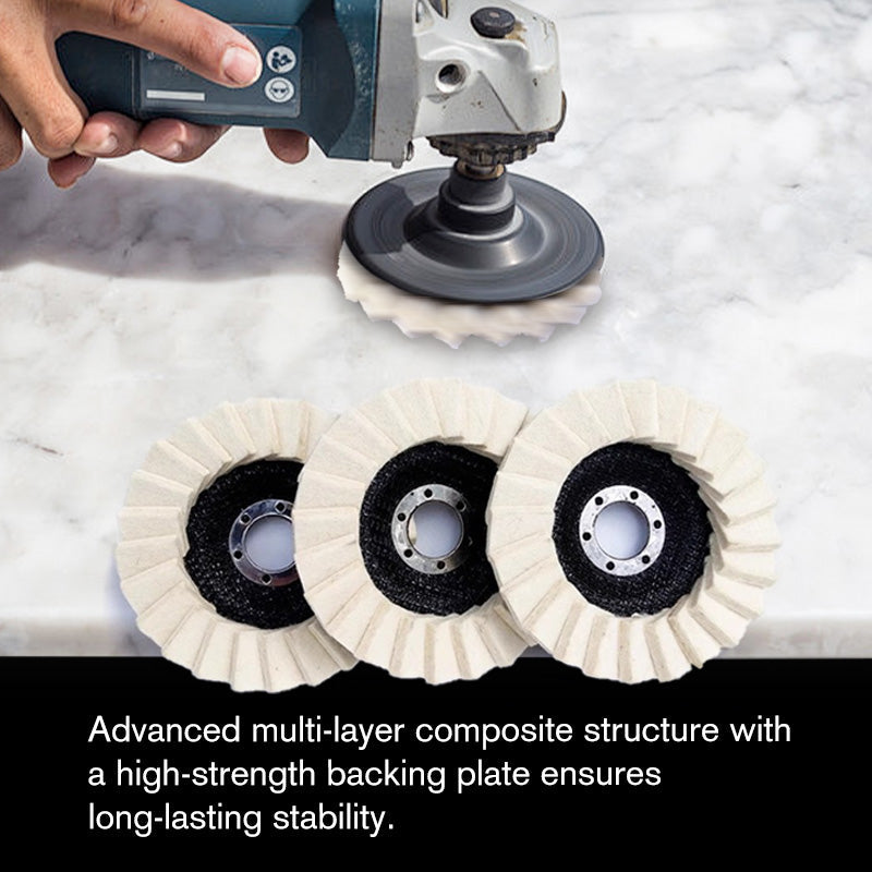 ✨Limited 50% OFF - Premium Wool Felt Buffing Pads | Compatible with All Angle Grinders⚙️