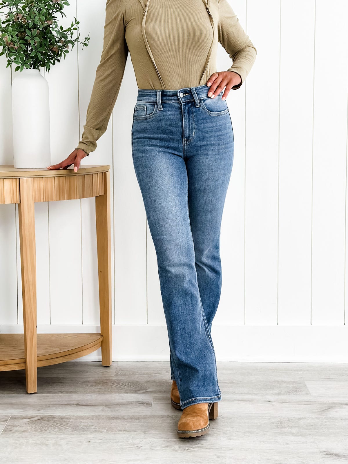 🍂Fall Specials 62% OFF🍂Holy Grail Tummy Control Bootcut Jeans👖