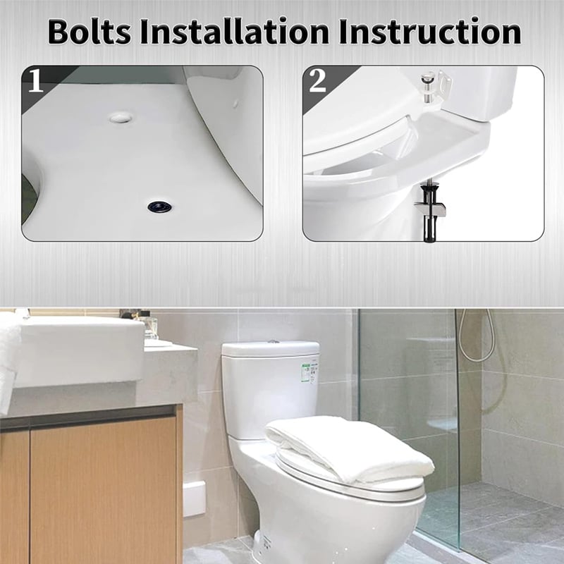 🔥2025 Hot Sale🔥Heavy Duty Toilet Seat Fastener Bolt kit