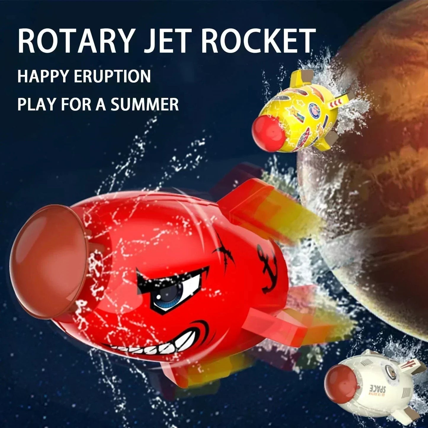 🎁2025 Hottest Rocket Sprinkler – Ultimate Summer Water Toy for Kids!