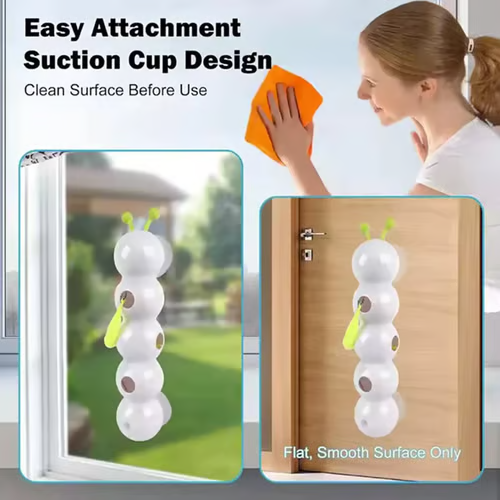 💥2025 Hot Sale🐛Interactive Electric Caterpillar Cat Toy