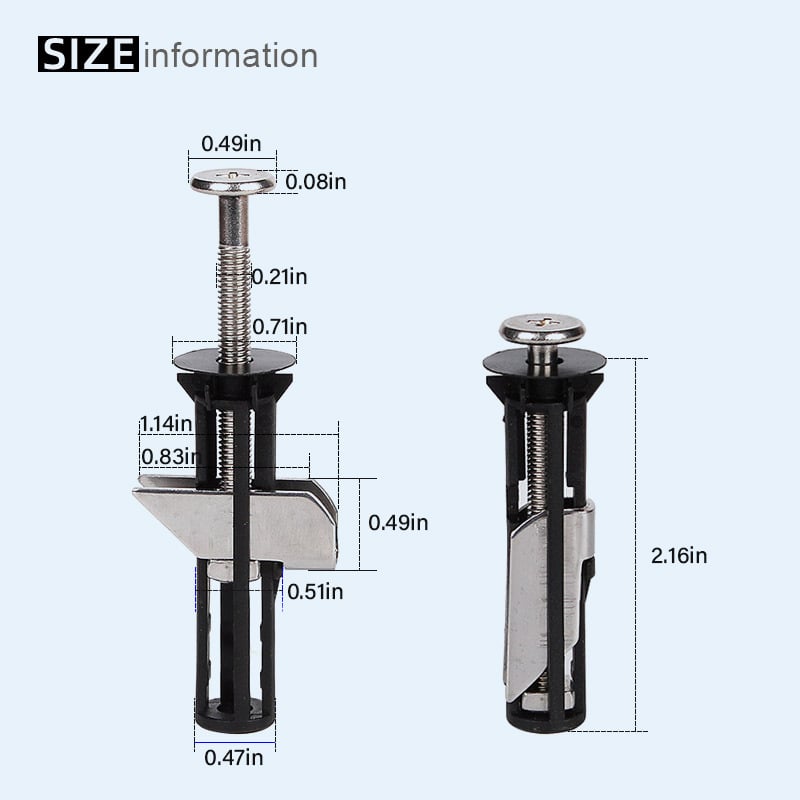 🔥2025 Hot Sale🔥Heavy Duty Toilet Seat Fastener Bolt kit
