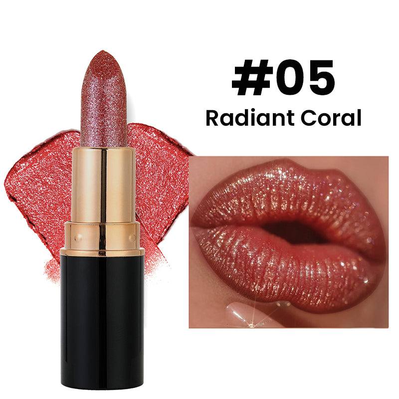 🎉Limited Price£9.99-Buy 1 Get 1 Free💋Waterproof & Moisturizing Glitter Lipstick