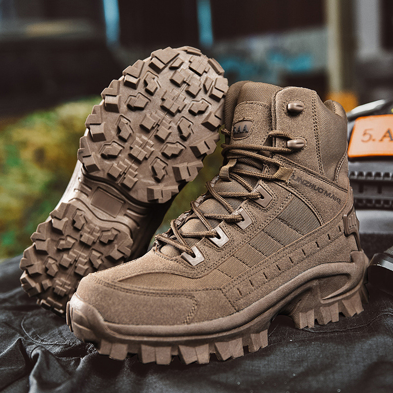2024🔥Men's Waterproof Outdoor Puncture Resistant Combat Boots (Upgraded Durability)