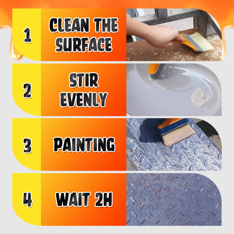🔥Rustproof Metal Paint - Rust Remover