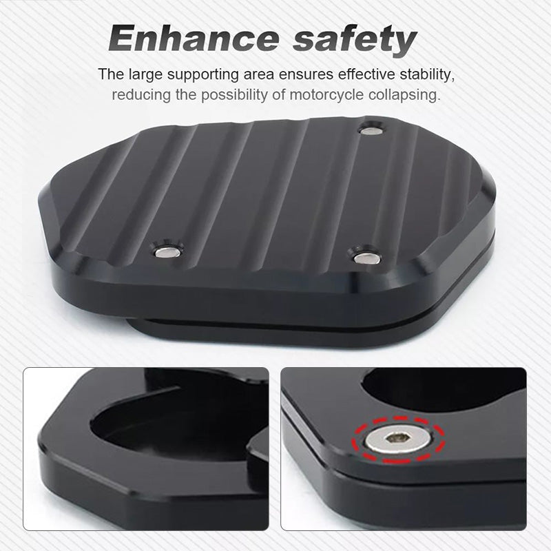 Motorcycle Foot Side Stand Pad Plate Kickstand