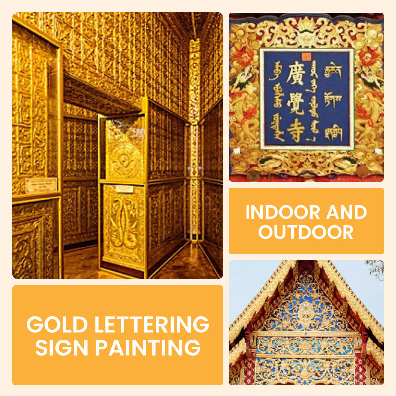 🔥 Special Offers 50% OFF🔥 Water Based Gold Leaf Paint For Art, Painting, Handcrafts
