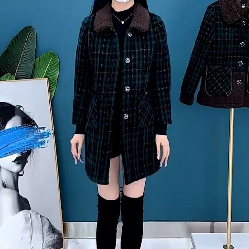 Women's Plush Thick Mid Length Jacket Coat ๐ Free shipping ๐