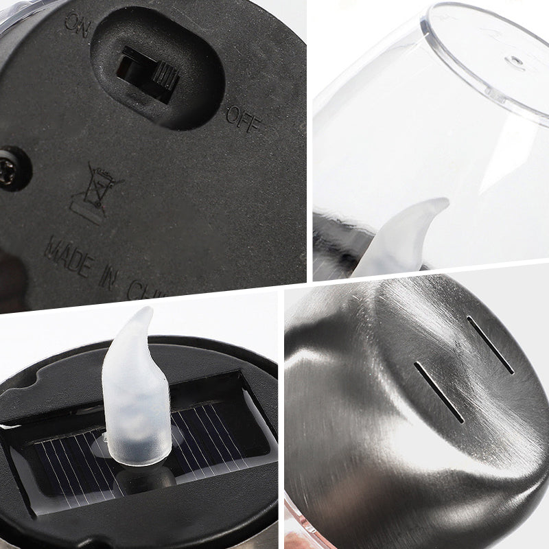 Solarbetriebene LED-Kerzenlichtlampe