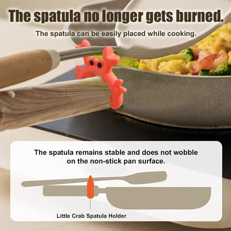 Creative Multifunctional Silicone Crab Utensil Holder
