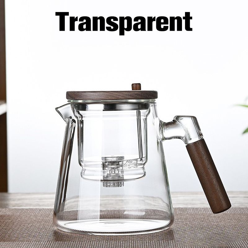 Leaves and water separation press teapot, 750 ml