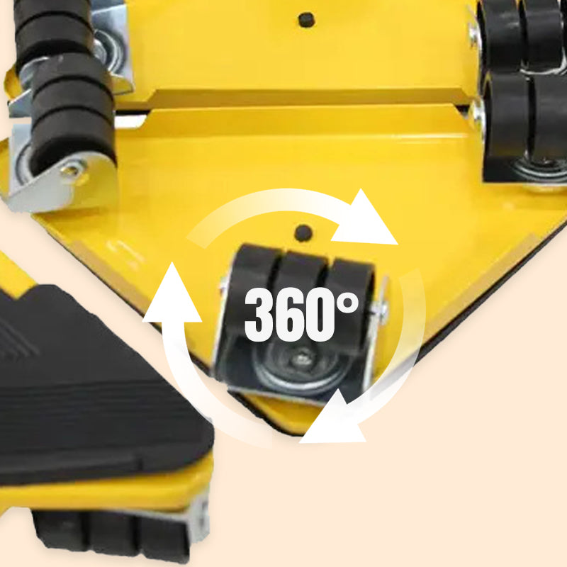 Convenient Moving Triangular Omnidirectional Caster Set