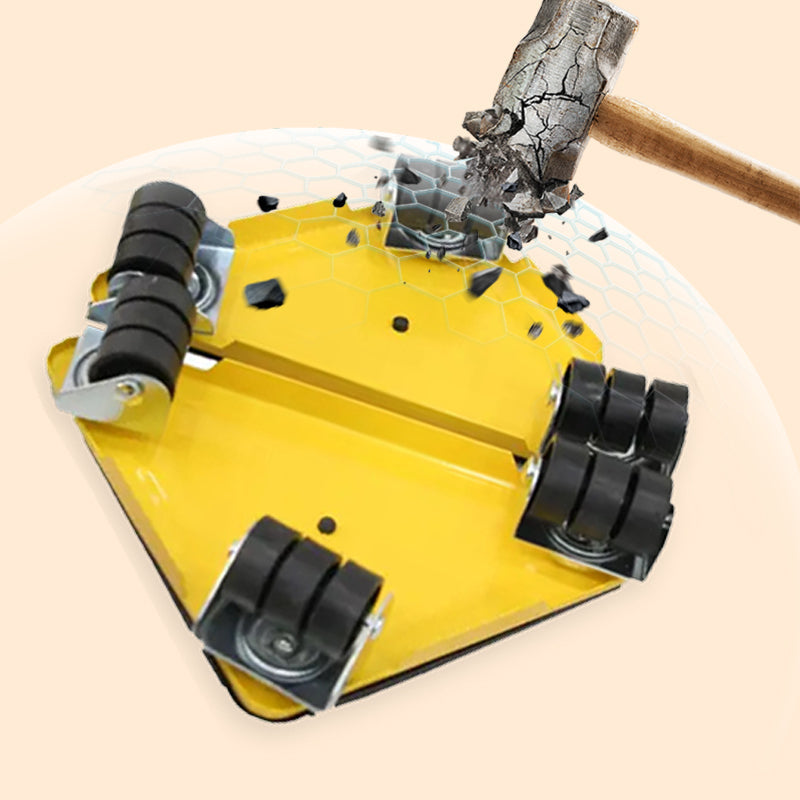 Convenient Moving Triangular Omnidirectional Caster Set