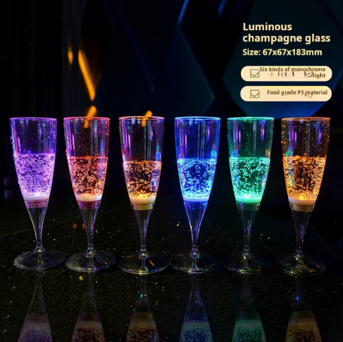 🔥Luminous Champagne Glass