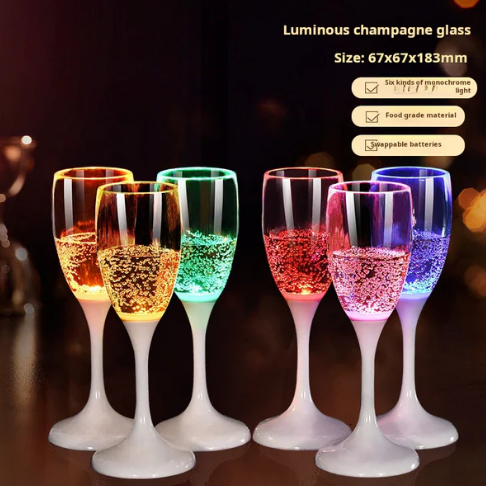🔥Luminous Champagne Glass