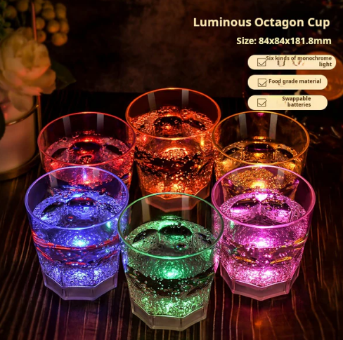 🔥Luminous Champagne Glass