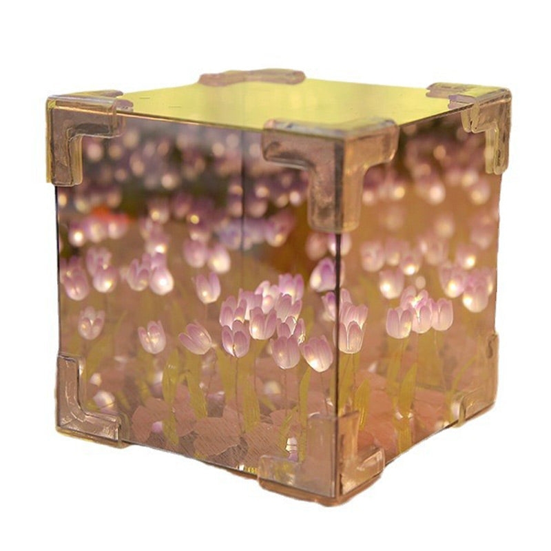 🎅Christmas Specials 50% OFF🎁🎄Magic Cube DIY Tulip Mirror Light