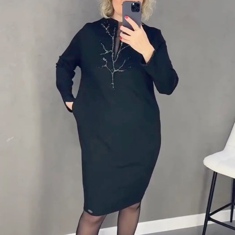 💃Last Day Sales - 49% OFF🎉Round Neck Elegant Fashion Simple Dress