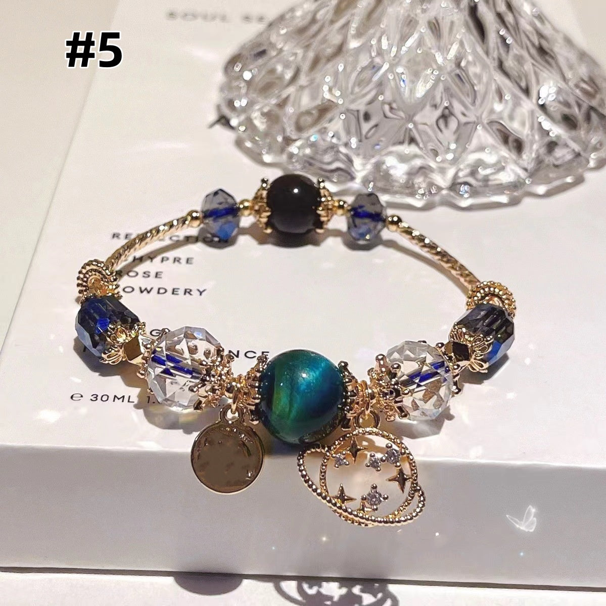 Elegant French Style Crystal Sandstone Bracelet