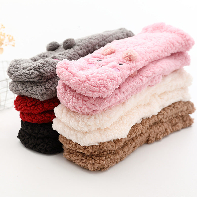 💓Winter Sale 49% OFF🔥Cute Extra-Thick Soft Cozy Home Socks