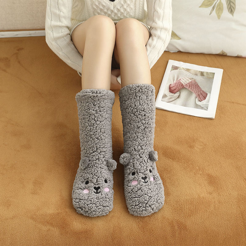 💓Winter Sale 49% OFF🔥Cute Extra-Thick Soft Cozy Home Socks