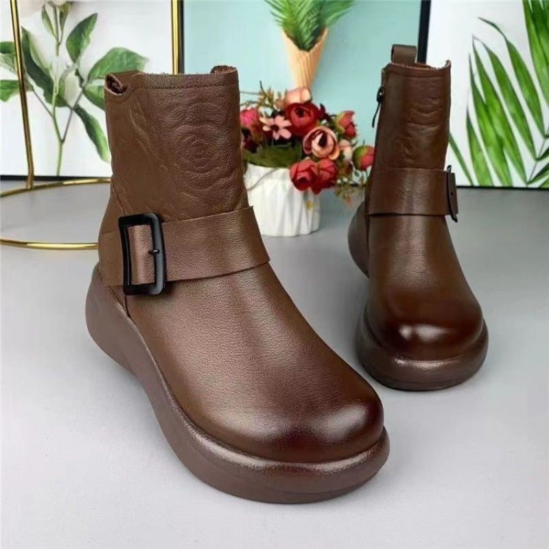 Women's Warm Non-slip Thick Sole Short Boots