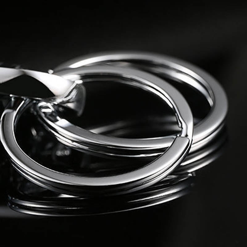 Business Style One-Press Open Keychain