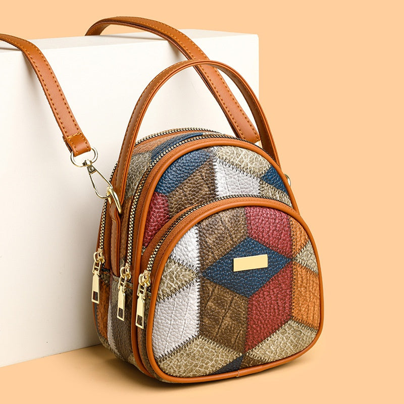 Women's Vintage Geometric Pattern Crossbody Bag