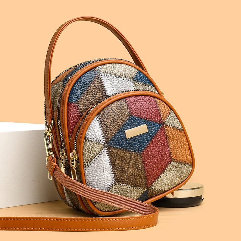 Women's Vintage Geometric Pattern Crossbody Bag