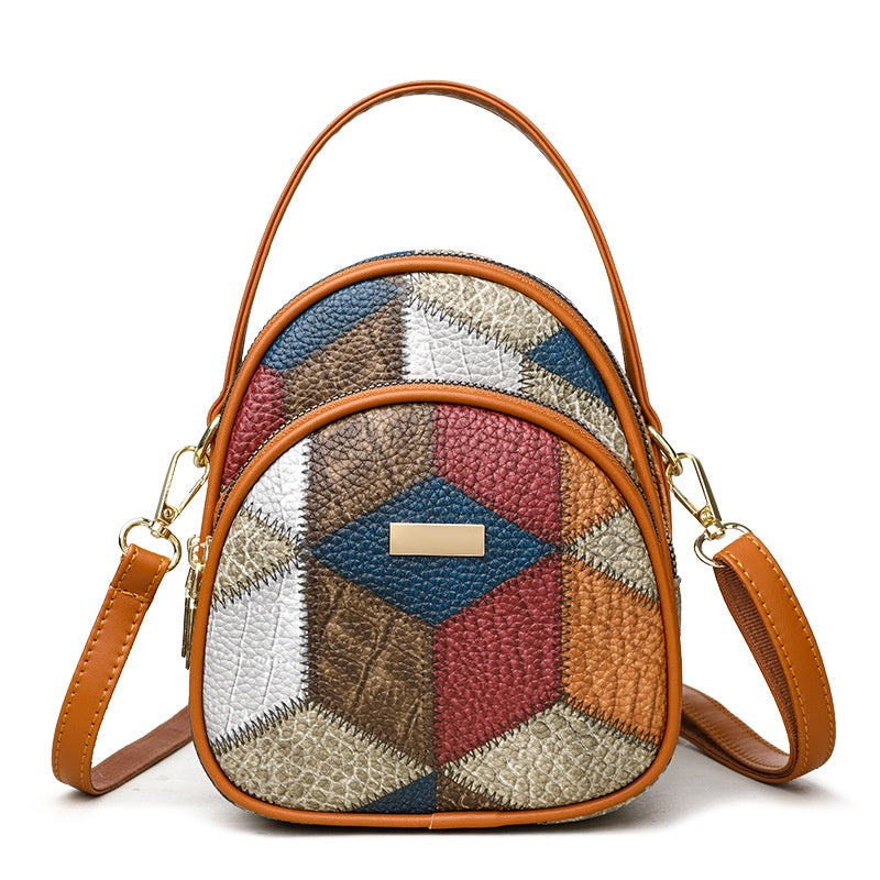 Women's Vintage Geometric Pattern Crossbody Bag