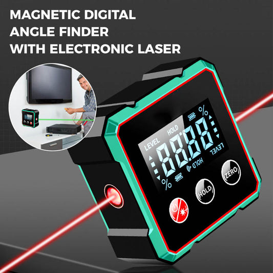 💥Magnetic Digital Angle Finder with Electronic Laser