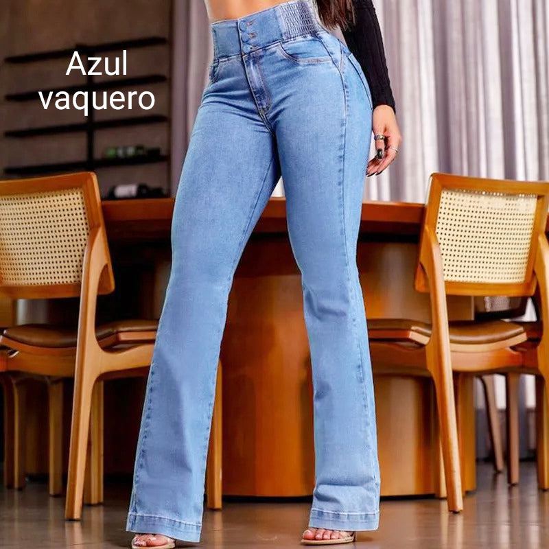 🔥Hot Sale🔥 Stretch flare jeans with a high waist