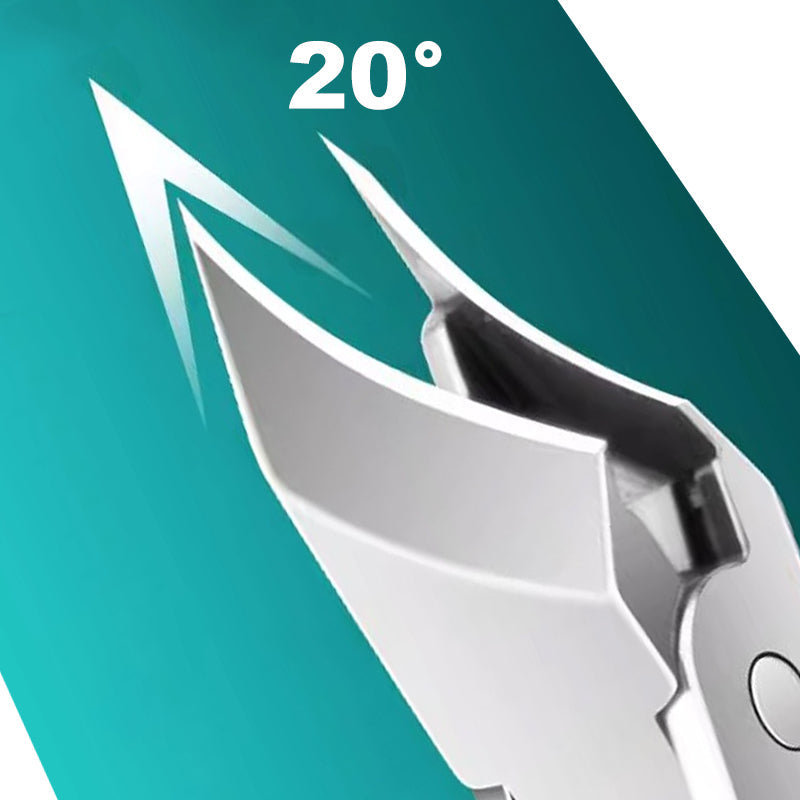 🔥Limited SALE 49% OFF🎁 Anti-Splash 25° Slant Edge Nail Clipper 3-Piece Set