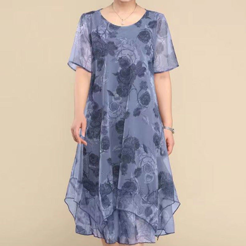 ❤️Your Wardrobe❤️ Women's Elegant Casual Lightweight Printed Dress