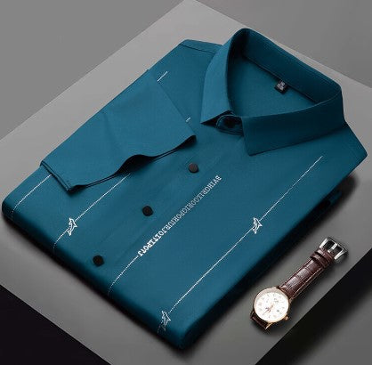 ✨Men's Stretch Anti-Wrinkle Ice Silk Shirt(49% OFF)